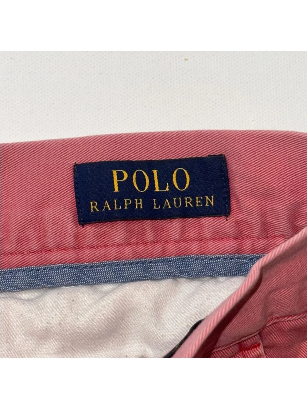 Polo Ralph Lauren Men’s 33 Classic Fit 6” Chino Shorts Salmon Pink Cotton